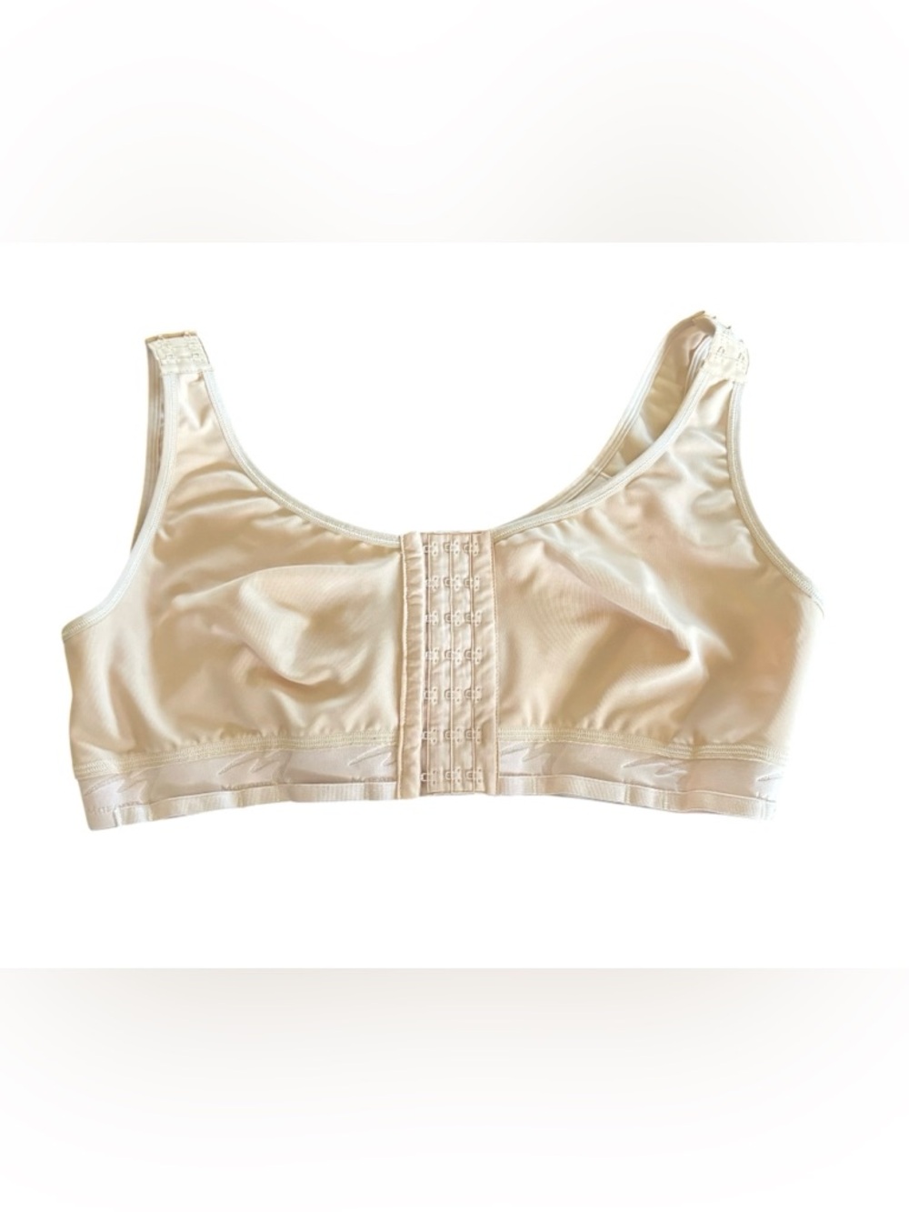 Marena Recovery Compression Bra 4648 (2XL) Post Surgery Front Closure Nude